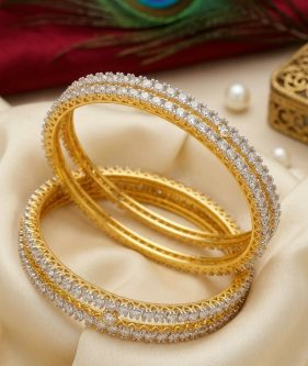 AD STONE BANGLES -RS 750 - Aabhushan